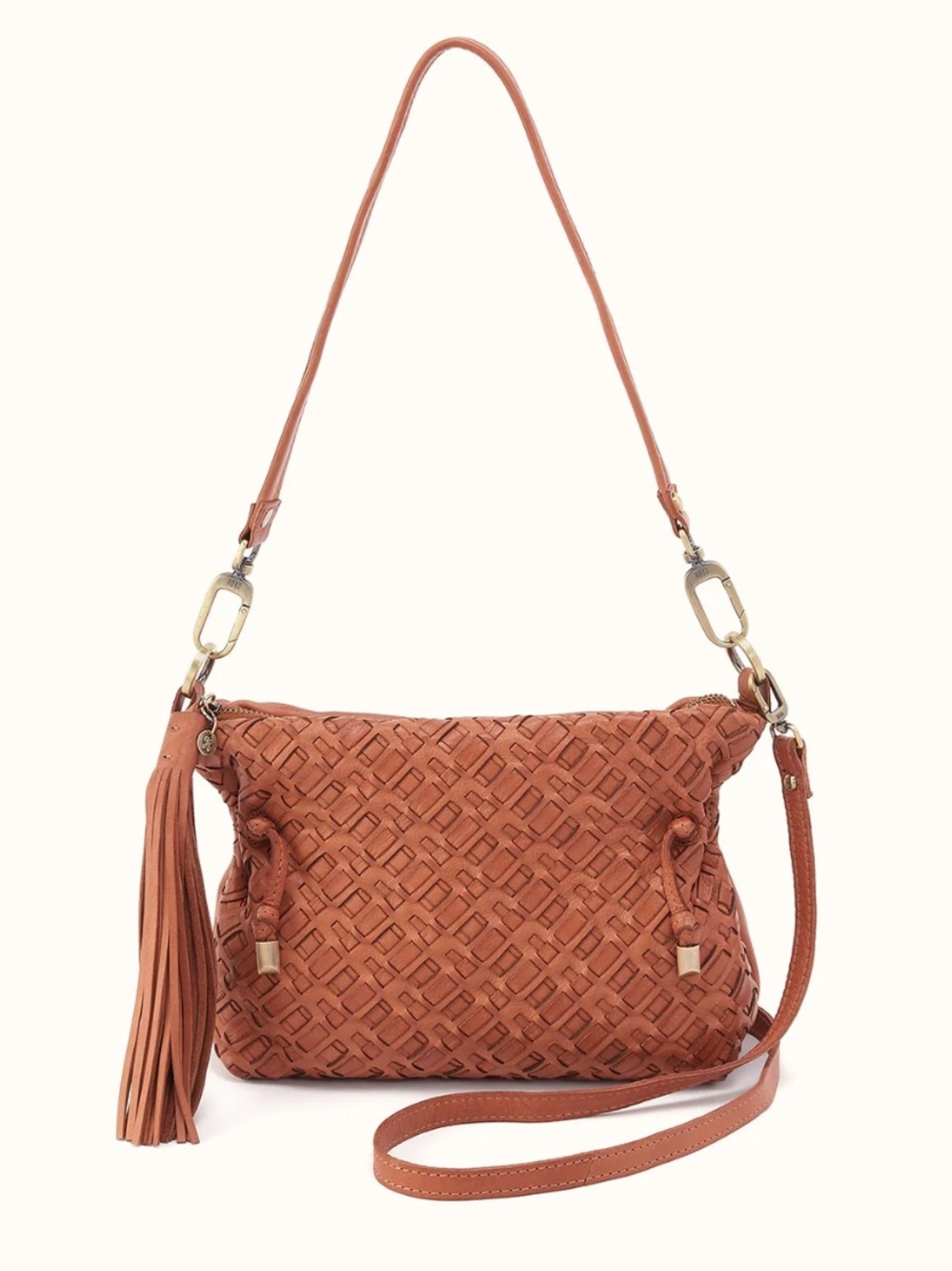 HOBO Kori Crossbody Shoulder Washed Leather | Harvest Wheat